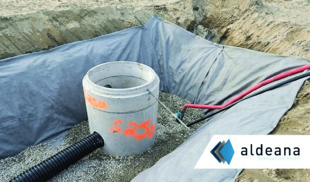 Geotextiles y su uso en sumideros y cámaras de hormigón